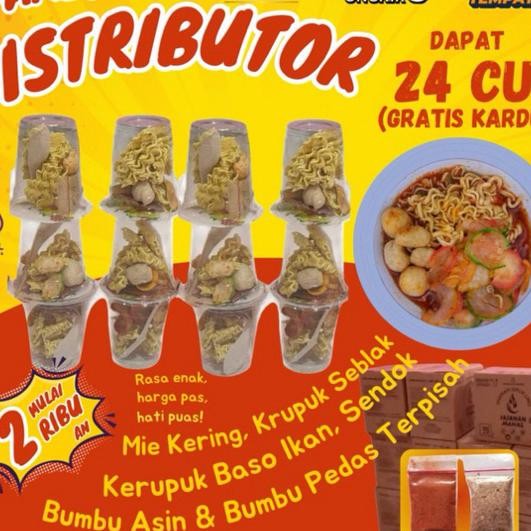 

Seblak Cup N Isi 24 Cup Paket Distributor Gratis Kardus Seblak Mie Kuah Pedas Suka Suka