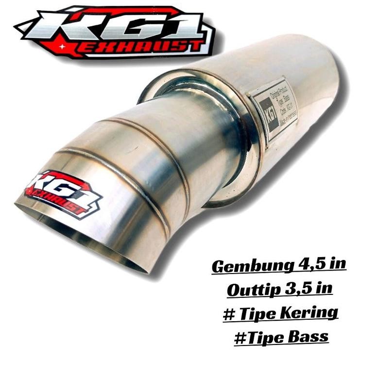 Muffler Knalpot Mobil Racing bas Kering Original prodack kg1 omega JS Racing Hks Murah mobil bensin 