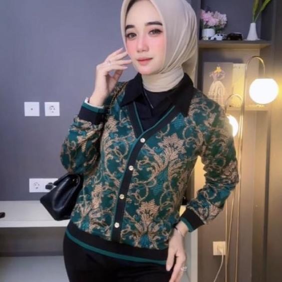 Vaoutfit Blouse Magnolia Top Atasan Wanita kerja kasual