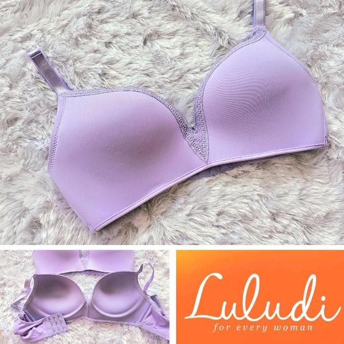 BRA LULUDI by WACOAL TANPA KAWAT K62 LBF8202 SIZE 32,34,36,38,40 A/B/C/D WIRELESS NO WIRE BUSA SEDAN