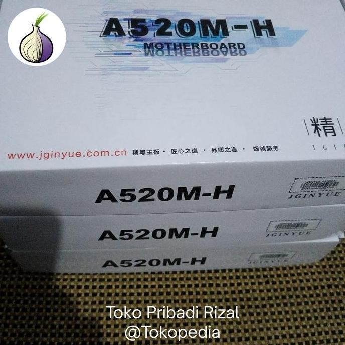 JGINYUE MOTHERBOARD AMD SOCKET AM4 CHIPSET A520 A520M-H ORIGINAL DAN TERPERCAYA