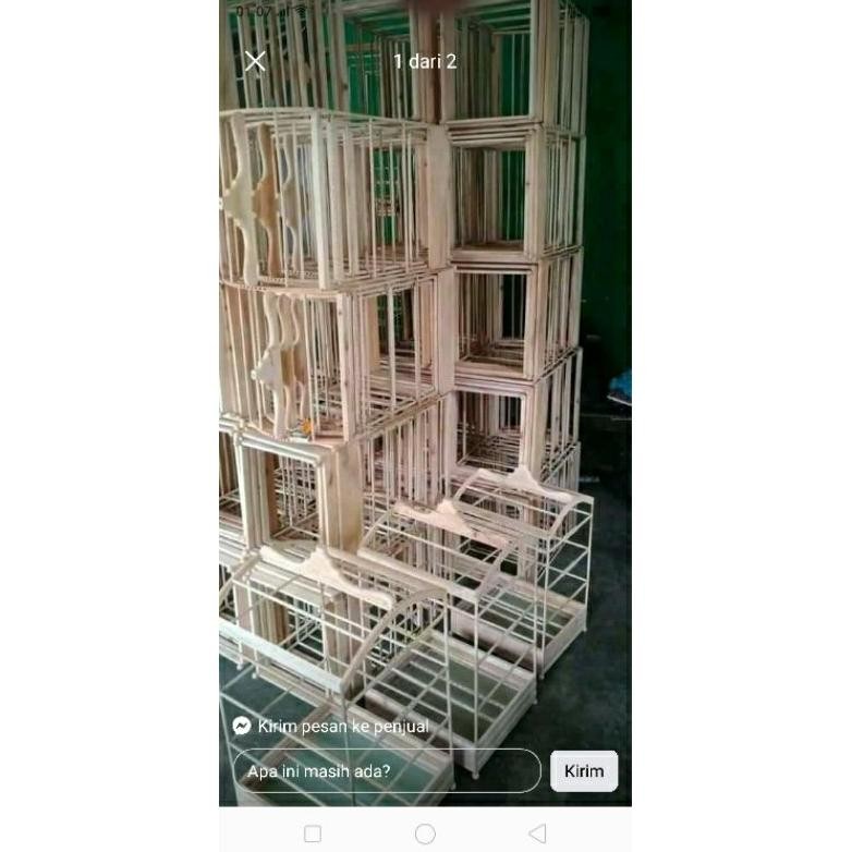sangkar burung replika raja ambrukan