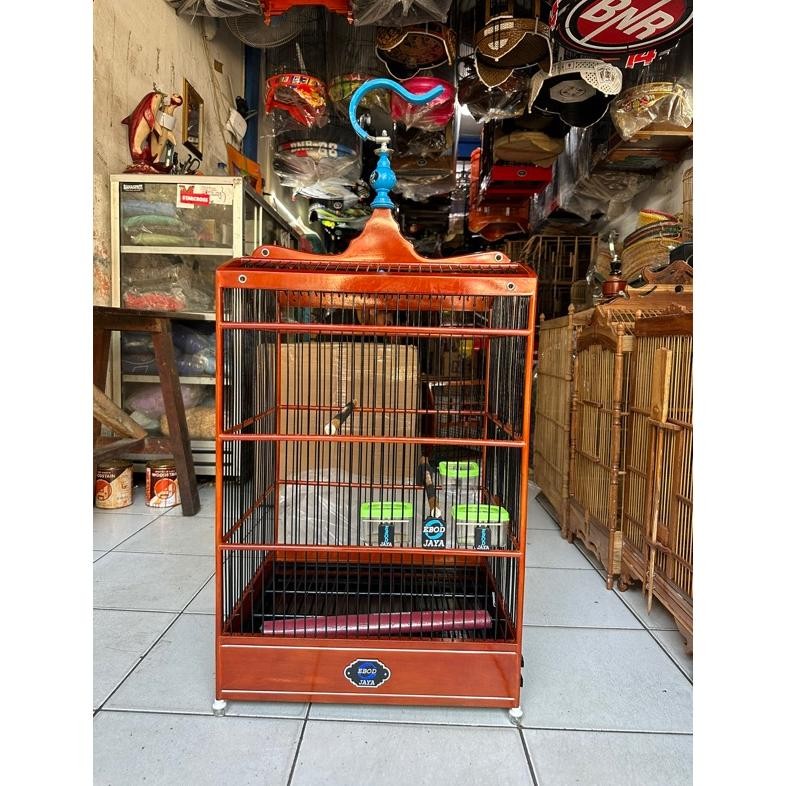 SANGKAR KANDANG KOTAK EBOD JAYA Lis akrilik