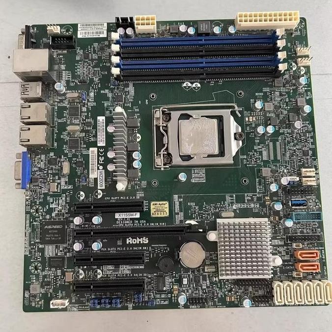MOTHERBOARD SUPERMICRO X11SSH-F X11SSM-F LGA 1151 CHIPSET C236 COCOK BUAT SERVER MIKROTIK DLL ORIGIN