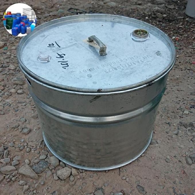 tong Sampah galvanis 100 liter/Tempat Sampah/drum