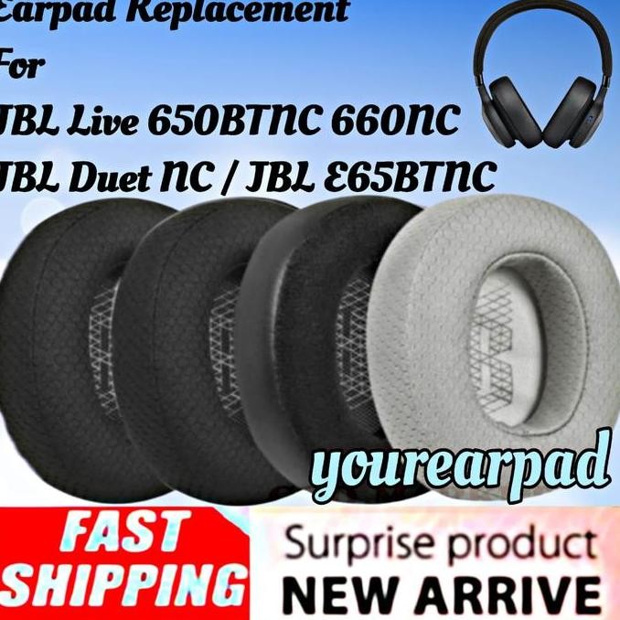 DA65 }} Bantalan Earcup Earpad Foam JBL Live 650BTNC E65BTNC E65 BTNC Duet NC