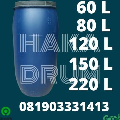 Drum Air Plastik 150 Liter Besar Tempat Sampah Ember Baskom HDPE Tebal