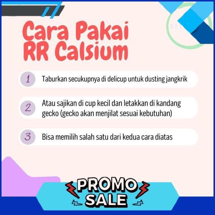 TRENDING RR Kalsium Calsium Reptil Gecko AFT Bearded Dragon