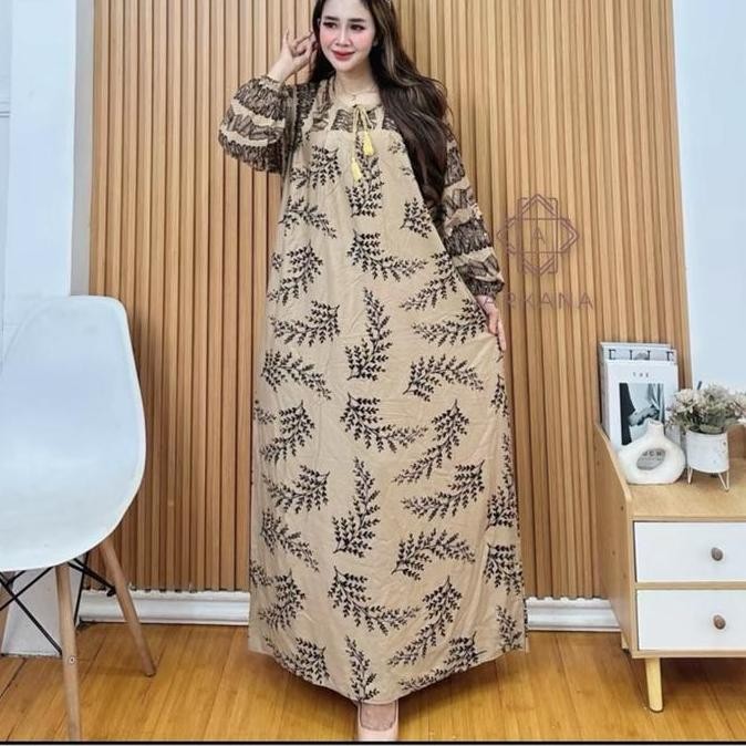 JH8 Gamis Tesel LD 120 Rayon Premium - Gamis Jumbo- Gamis Daster