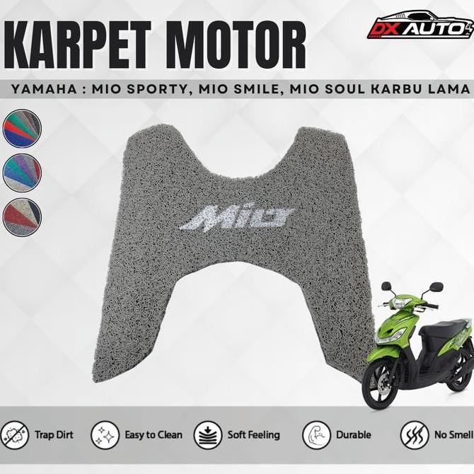 DE110 >> DX Coil Karpet Mie Motor Yamaha MIO SPORTY, MIO SMILE, MIO SOUL KARBU / Karpet Pijakan Kaki