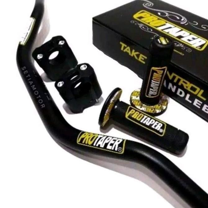 DV16 >> Stang fatbar tipe high plus raiser stang plus handgrip variasi KLX CRF cb150 vixion xabre xr