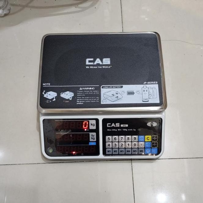 Timbangan Digital Cas Jp-2 30Kg / Timbangan Buah 30Kg Cas Jp2