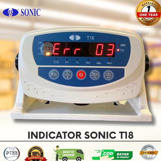 Indicator Timbangan Duduk Digital Sonic T18
