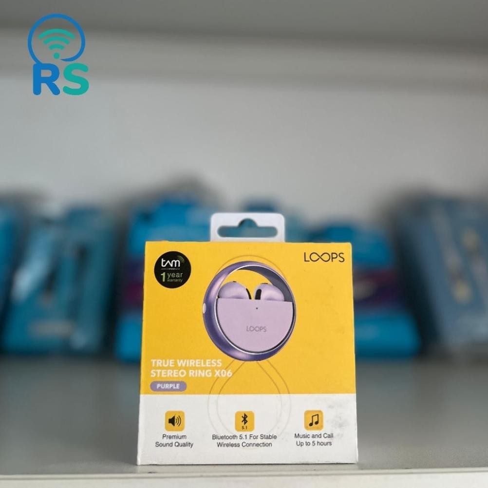 Loops True Wireless Stereo Ring X06 TWS Earbuds