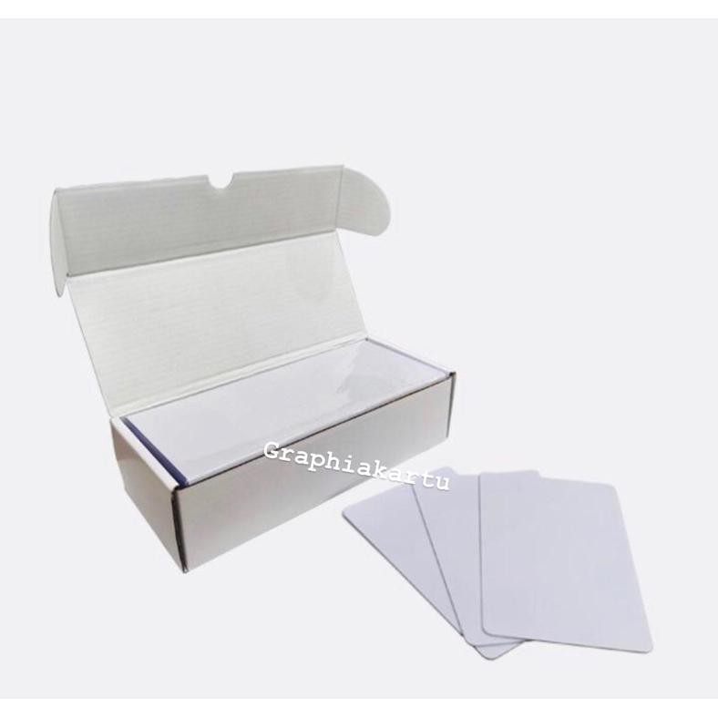 

kartu bahan pvc polos/blank card/kartu bahan pvc 1 box 250 pcs