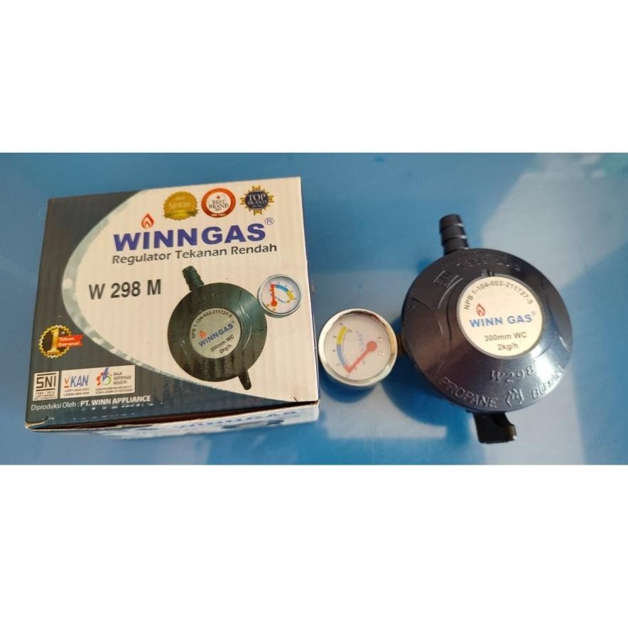 Winn Gas Regulator W-298M Low Pressure Kepala Gas Winn Gas W298M W 298
