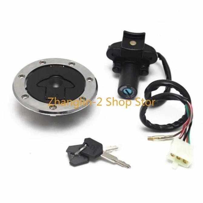 For Kawasaki ZX6R ZX7R ZX9R ZZR400 750 ZX7R ZX7RR Ignition Switch Lock Fuel Gas Cap Original