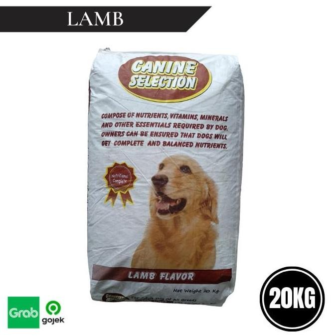 Makanan Anjing CANINE SELECTION Lamb 20kg