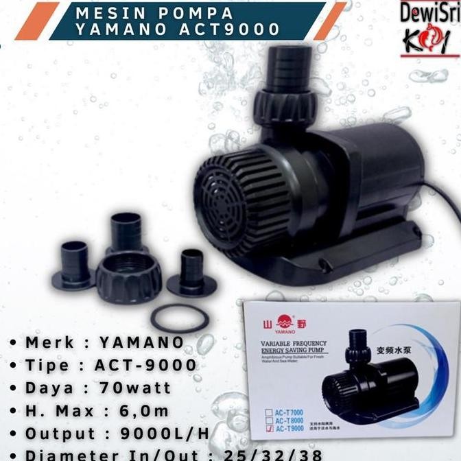 TERMURAH - Mesin Pompa Yamano ACT 9000 Media Sirkulasi Air Kolam Ikan Koi Water P