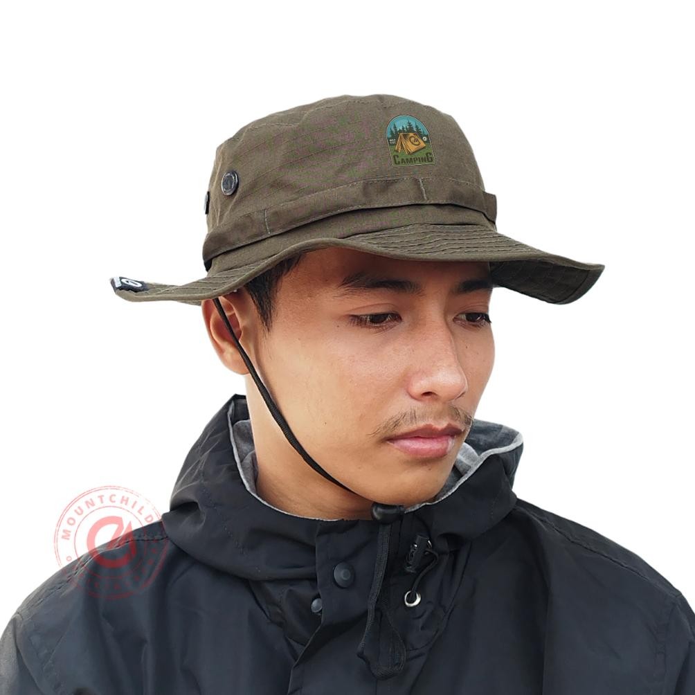 Topi Rimba Topi Gunung camping adventure Rimba Hat Pria Wanita original no el apparel Original
