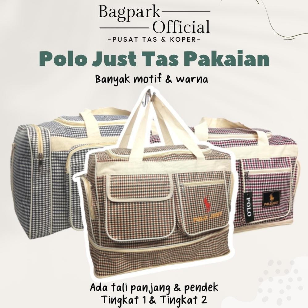 Tas Pakaian Polo / Tas Travel Tingkat / Tas Berangkat / Tas Pakaian Murah / Tas Pakaian Jumbo / Tas 