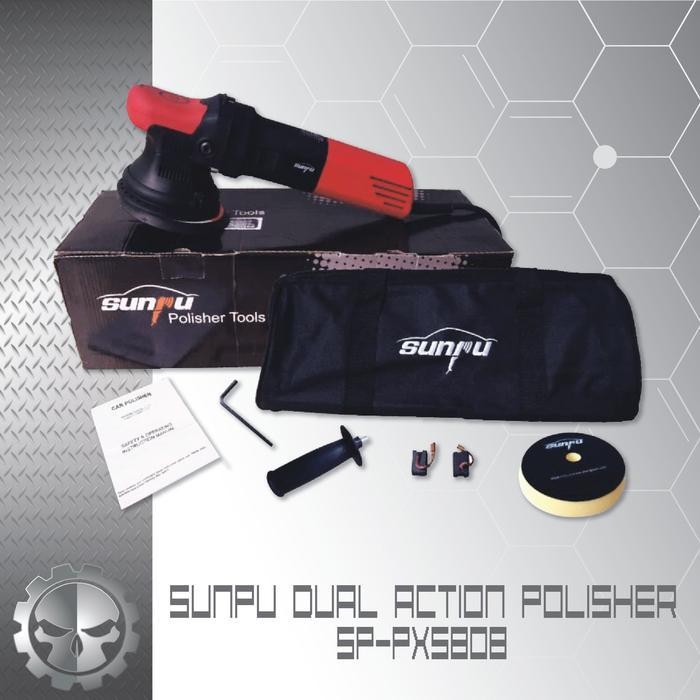 PROMO MESIN POLES DUAL ACTION SUNPU SP-PX5808 (mini 15mm Orbital)