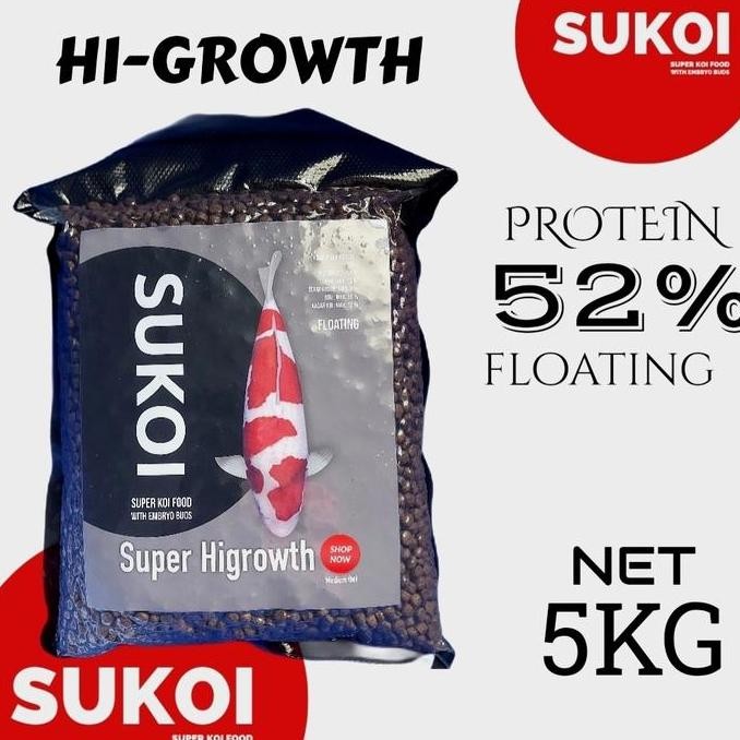 Pakan koi Sukoi Hi growth 5Kg AME