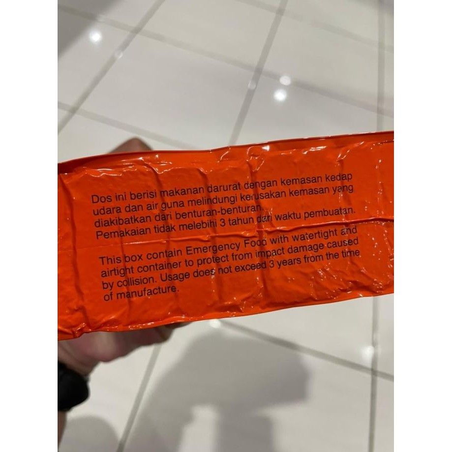 (Best) Food Ration / Makanan Energi Darurat / Ransum MRE Segara EXP 3 TAHUN 
