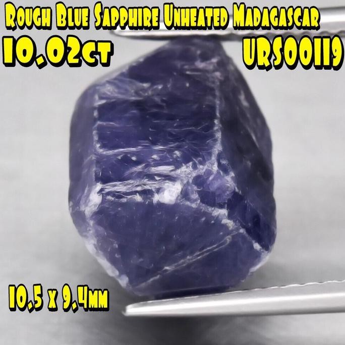 monggo] Rough Sapphire Safir Unheated Natural 0008