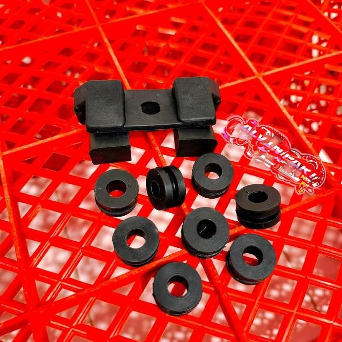 ] KARET TANGKI GL100 SET BEGEL RANGKA ENGSEL JOK GL 100 KARET GANJEL TANGKI BELAKANG GL100 GL125