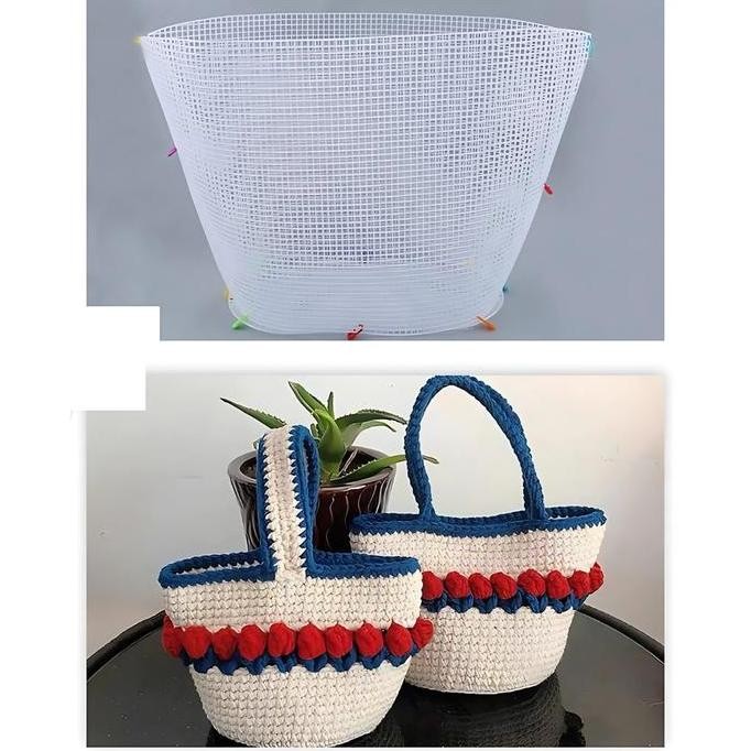 paling diminati] ANEKA - Canvas Bentuk Bucket Tas Plastik DIY