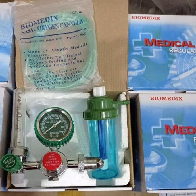 REGULATOR OKSIGEN MEDIS /OKSIGEN REGULATOR / REGULATOR OXYGEN BIOMEDIX ORIGINAL DAN TERPERCAYA