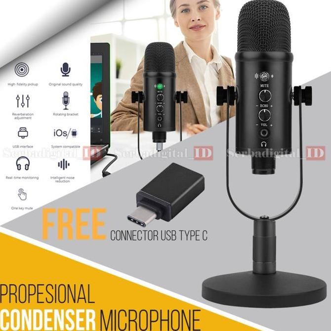 Costa Cm-U100 Microphone Usb Professional Condenser Podcast,Vocal