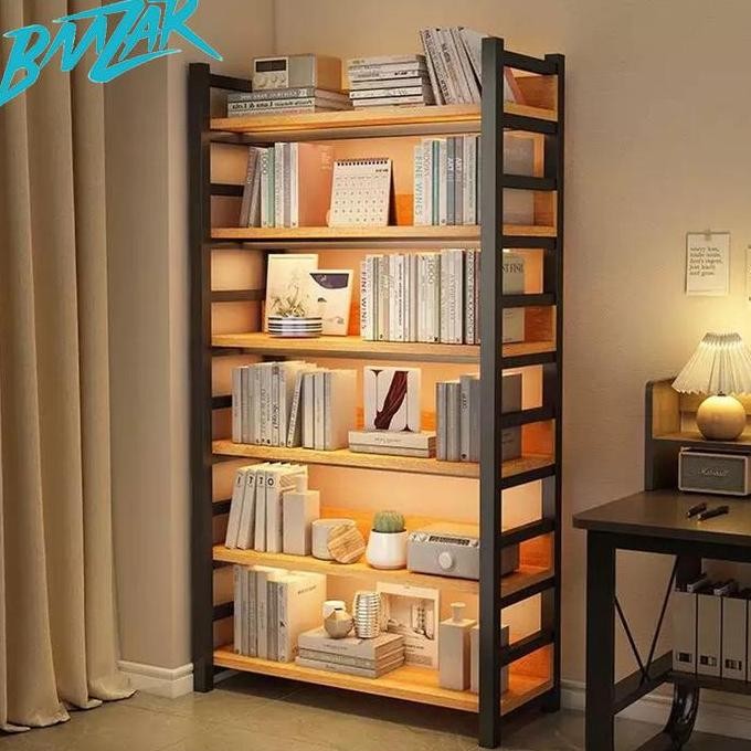 RM-Rak Besi Rak Dinding Rak Buku Minimalis Aesthetic Rak Susun Serbaguna Rak Tas Rak Industrial Rak 