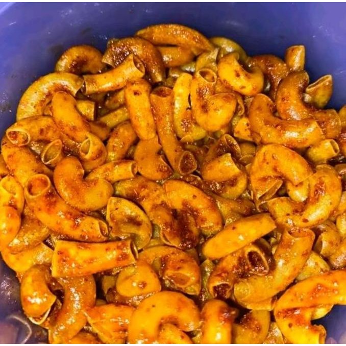 

New Makaroni Cikruh 500 Gram Daun Jeruk Cemilan Asin Pedas Makanan Camilan - Food, Snacks