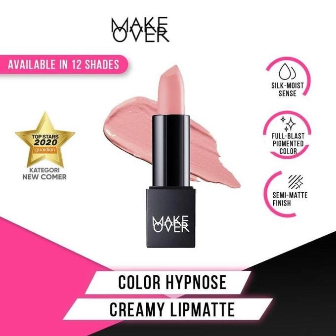 Make Over Color Hypnose Creamy Lipmatte Lipstick 4.3Gr / Lipstik Makeover Original