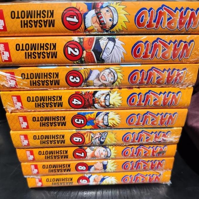 Komik Naruto Bind Up Set Vol 1-10 Segel Ori Bahasa Indonesia