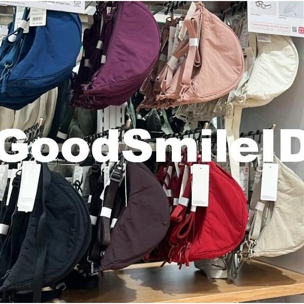 Ready Tas Bahu Mini Round Wanita Sling Bag Selempang Waist Uniqlo Sale Original