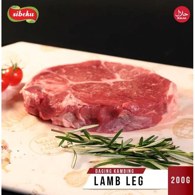 Daging Paha Kambing Muda / Domba Impor / Aus Lamb Leg Boneless 200G