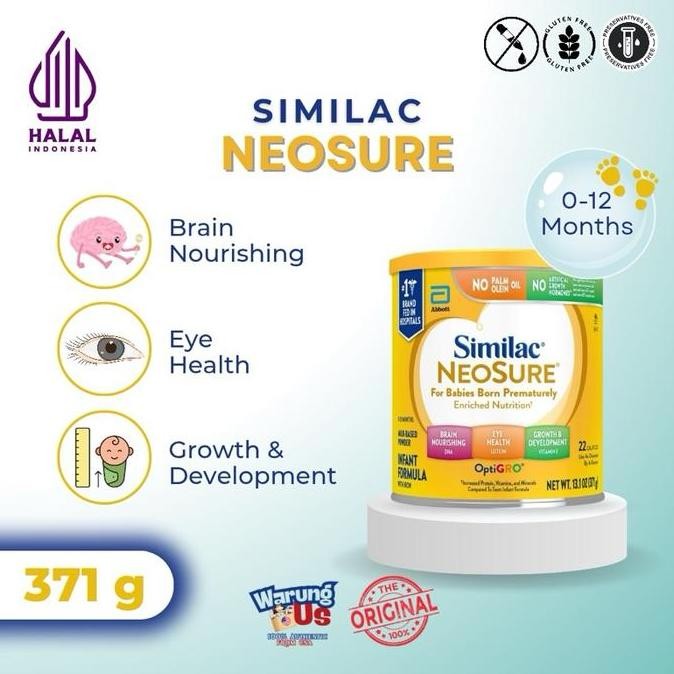 Susu Import Similac Neosure Bayi Prematur 371Gr