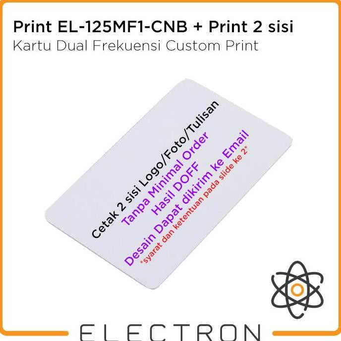 Print Kartu Rfid Dual Frequency 125 Khz 13.56 Mhz Nfc Card Proximity