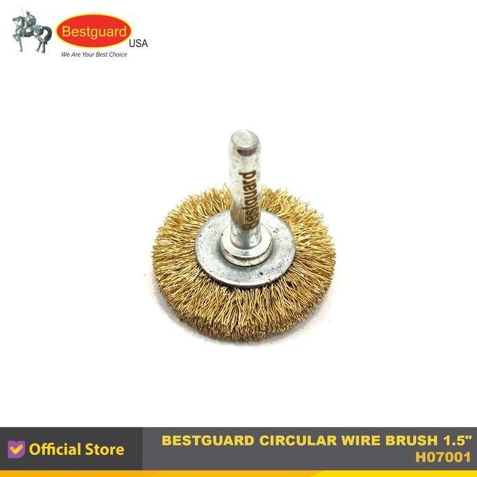 Sikat Piring Wheel Brush 1/5" Bestguard