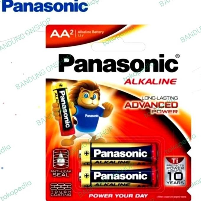 Panasonic Alkaline Aa Baterai Batre Panasonic Alkaline Aa Isi 2 Batre