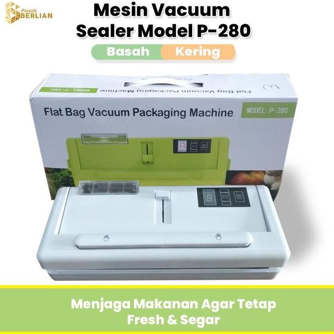 Vacuum Sealer P-280 / Mesin Vacuum Sealer Kering Dan Basah