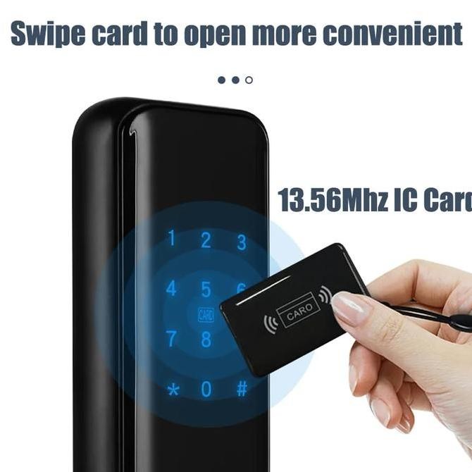Ready  SMART DOOR LOCK FINGERPRINT PSID-SECURE LOCK / SMARTLOCK PINTU CARD