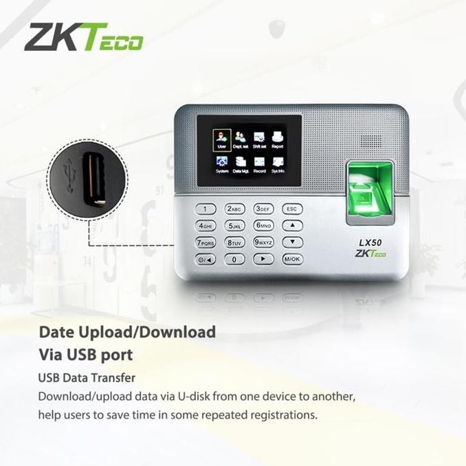 Ready  Mesin Absensi Sidik Jari ZKTeco LX50 / Fingerprint ZK TECO LX 50