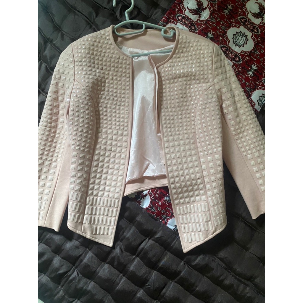 blazer soft pink