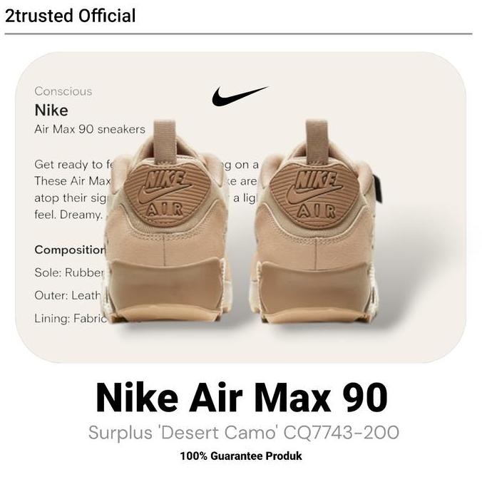 New  Nike Air Max 90 Surplus 'Desert Camo' CQ7743-200