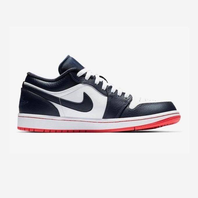 New  Sepatu Nike Air Jordan 1 Low Obsidian Ember Glow BNIB Original