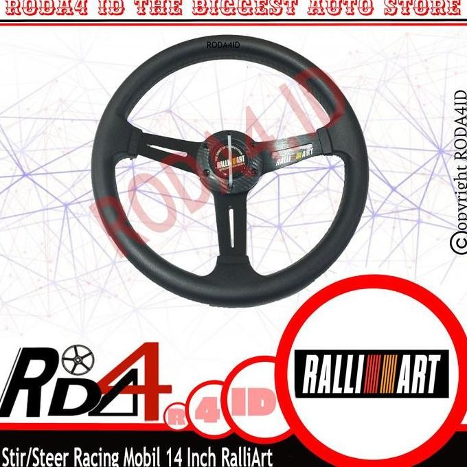 Stir Steer Racing Mobil 14 Inch RALLIART